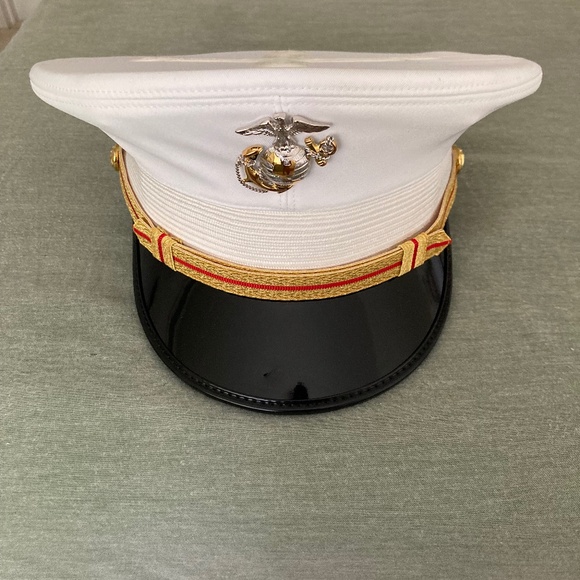 USMC White Dress Cover - Picture 1 of 3